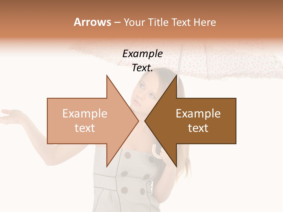 Hair Suitcase One PowerPoint Template