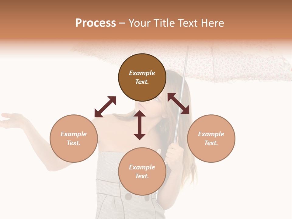 Hair Suitcase One PowerPoint Template