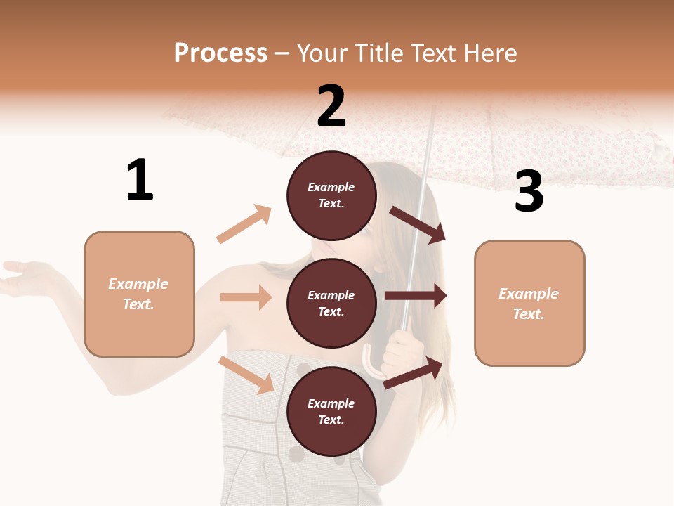 Hair Suitcase One PowerPoint Template
