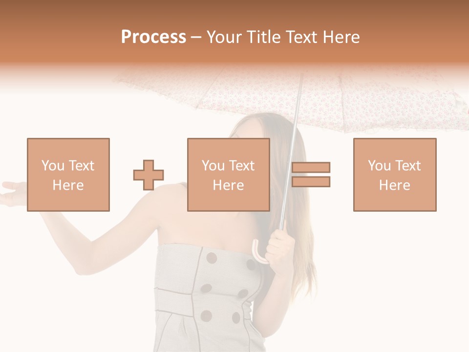 Hair Suitcase One PowerPoint Template