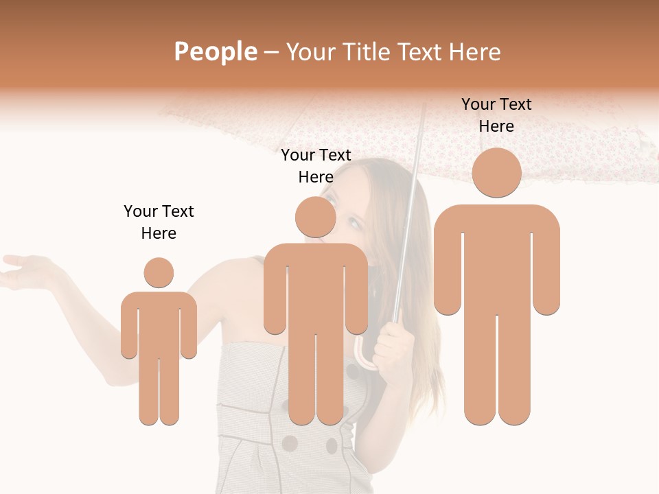 Hair Suitcase One PowerPoint Template