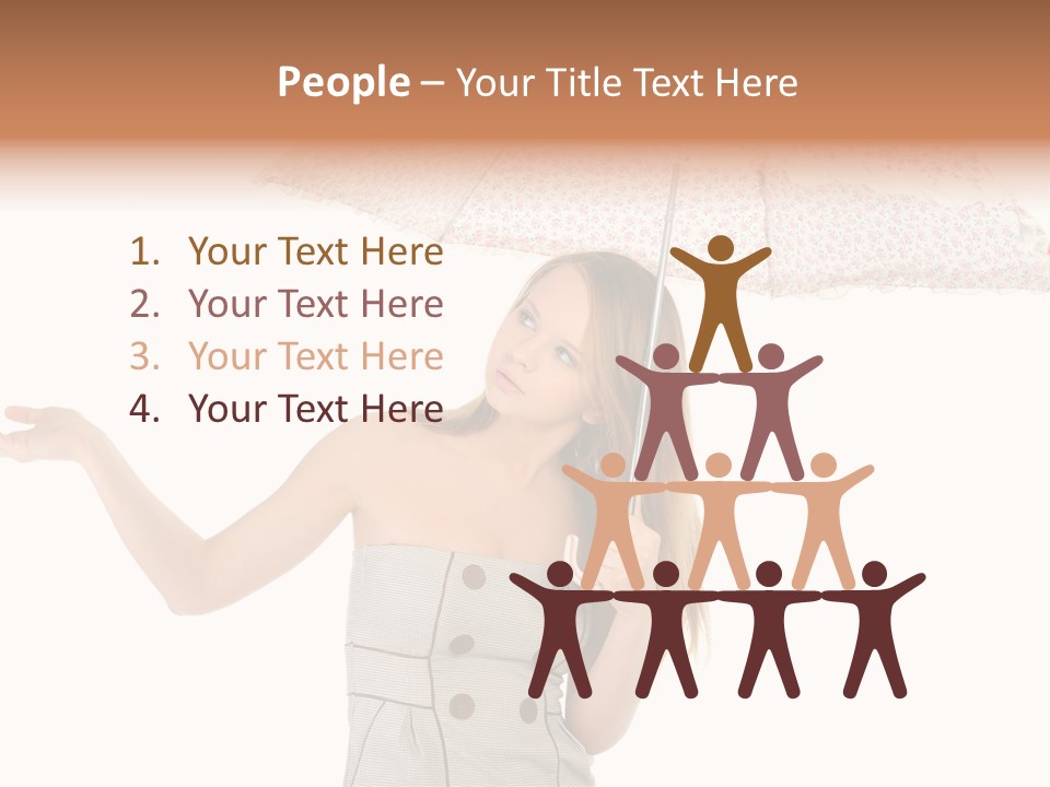 Hair Suitcase One PowerPoint Template