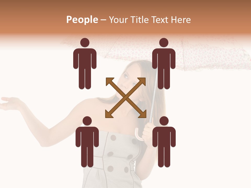 Hair Suitcase One PowerPoint Template