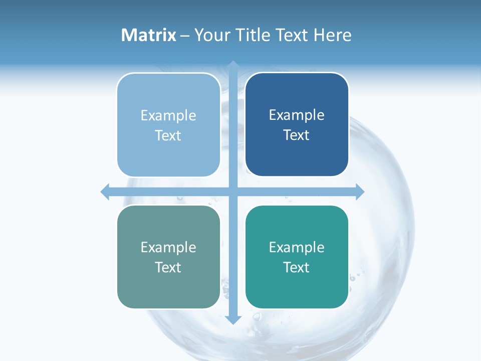 Background Water Healthy PowerPoint Template