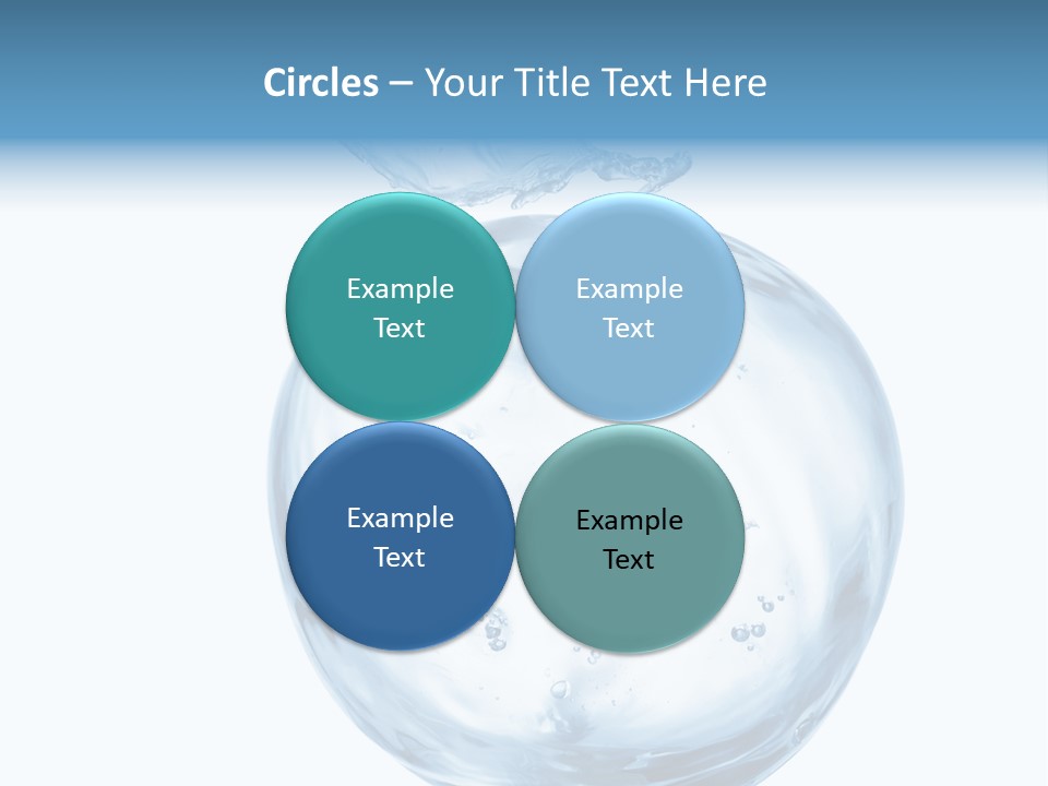 Background Water Healthy PowerPoint Template