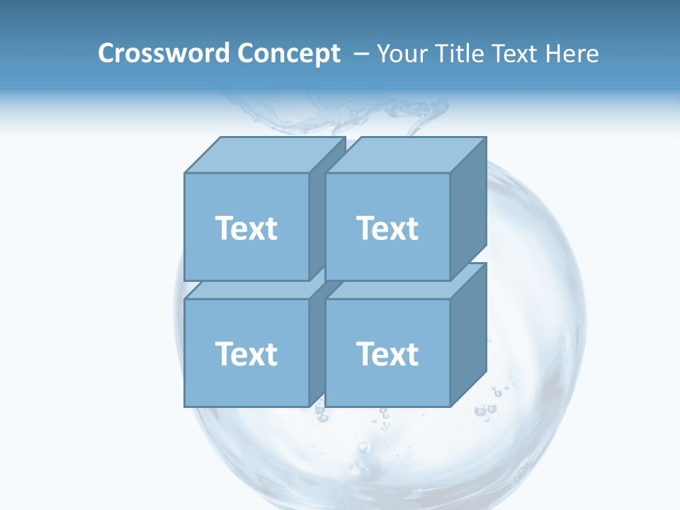 Background Water Healthy PowerPoint Template