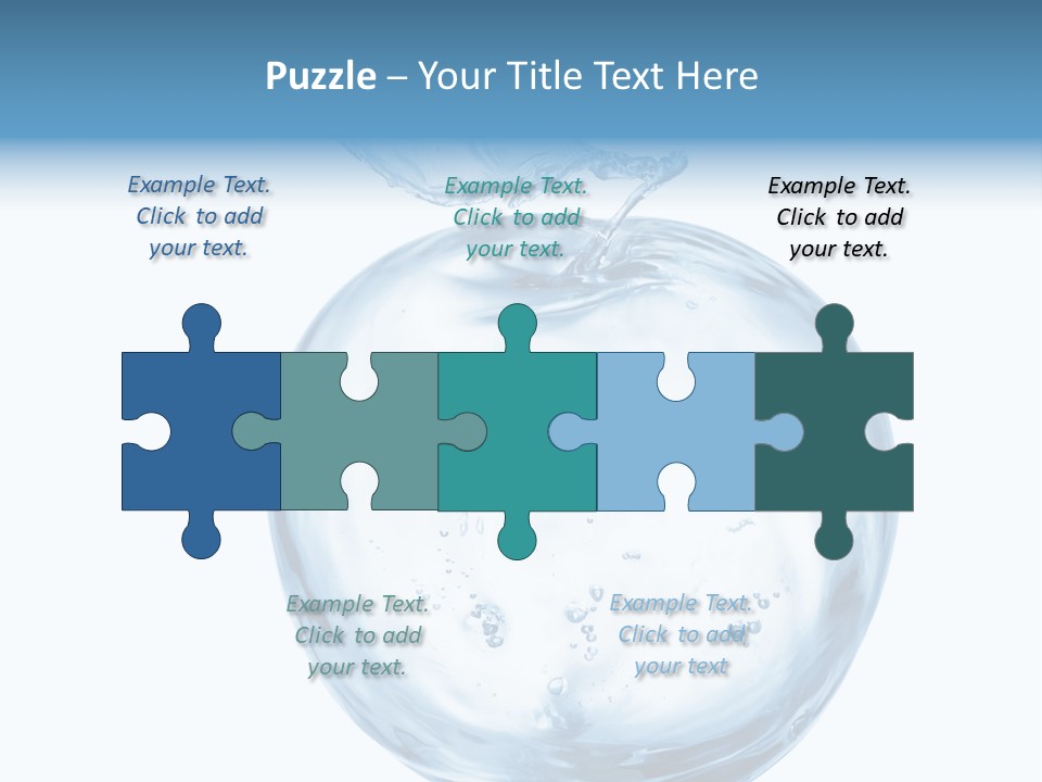 Background Water Healthy PowerPoint Template