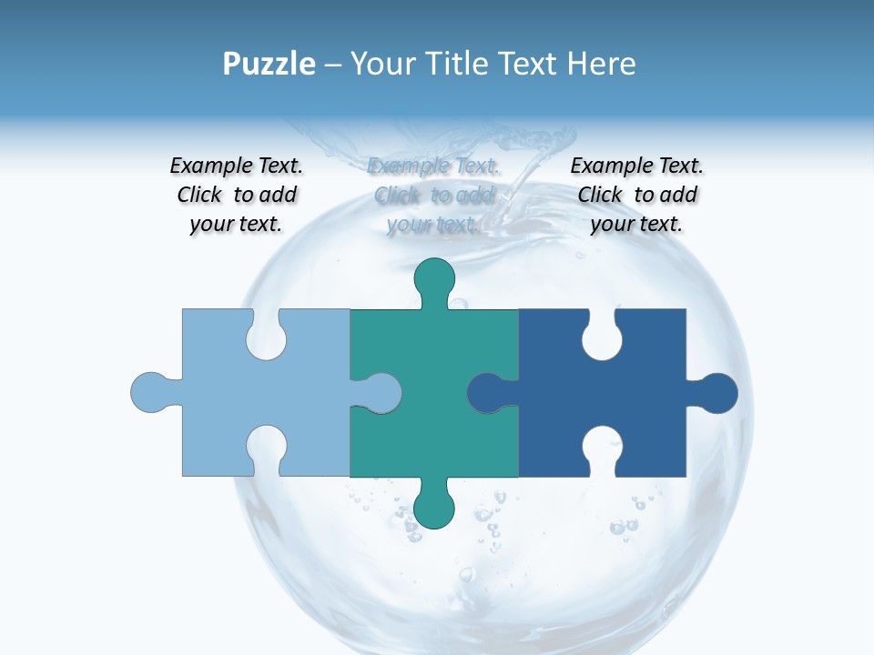 Background Water Healthy PowerPoint Template