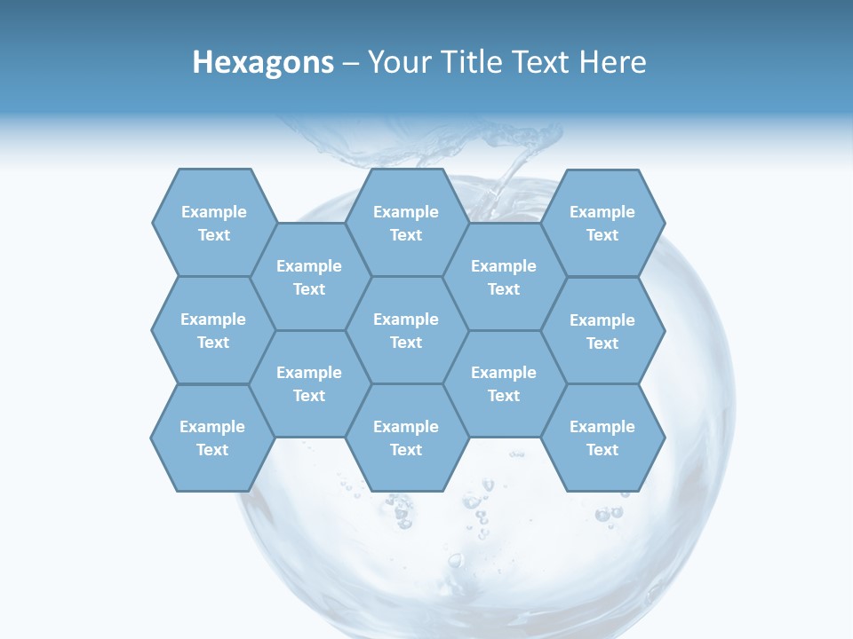 Background Water Healthy PowerPoint Template