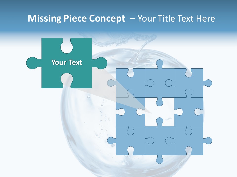 Background Water Healthy PowerPoint Template