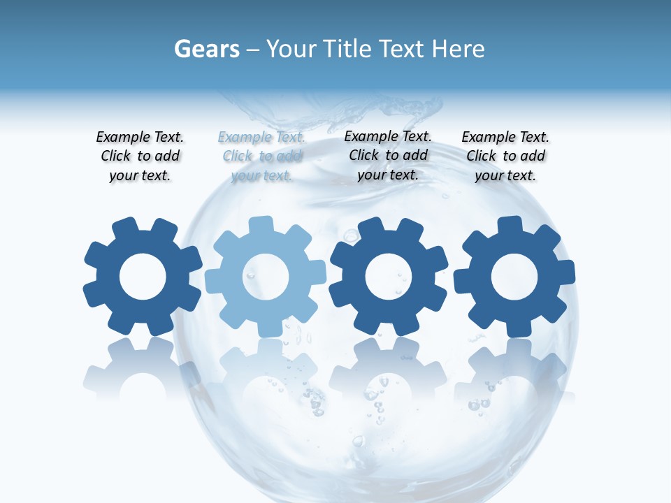 Background Water Healthy PowerPoint Template