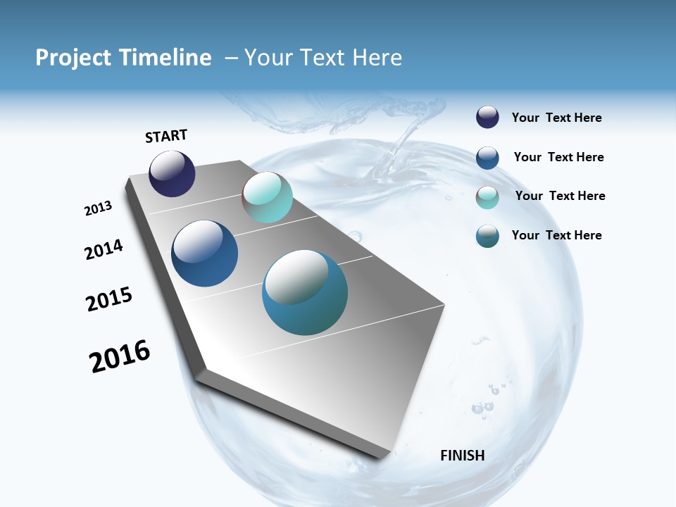 Background Water Healthy PowerPoint Template
