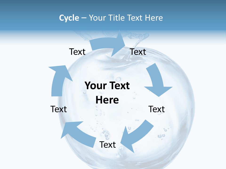 Background Water Healthy PowerPoint Template