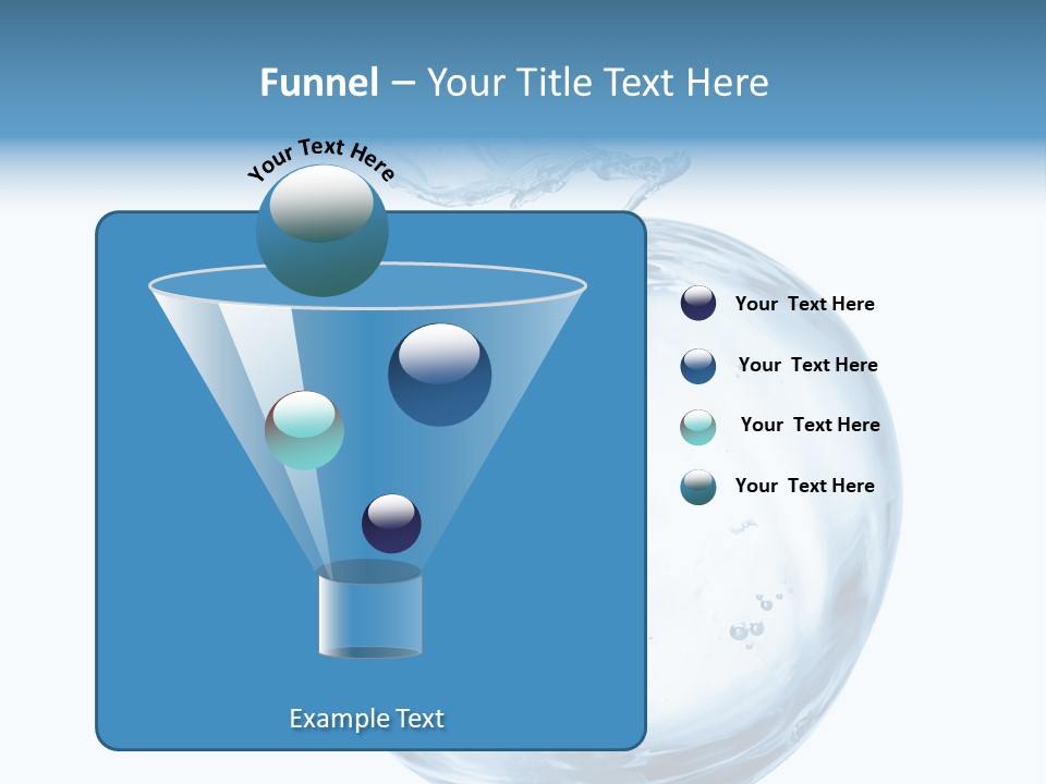 Background Water Healthy PowerPoint Template