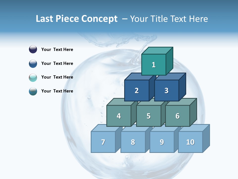 Background Water Healthy PowerPoint Template