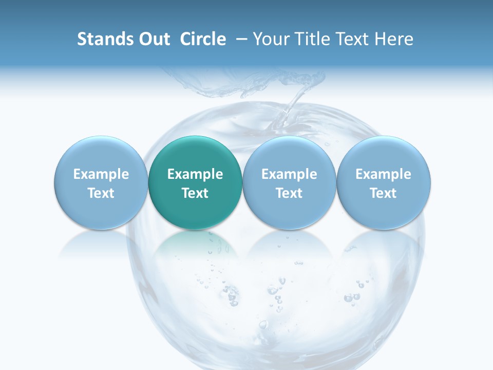 Background Water Healthy PowerPoint Template