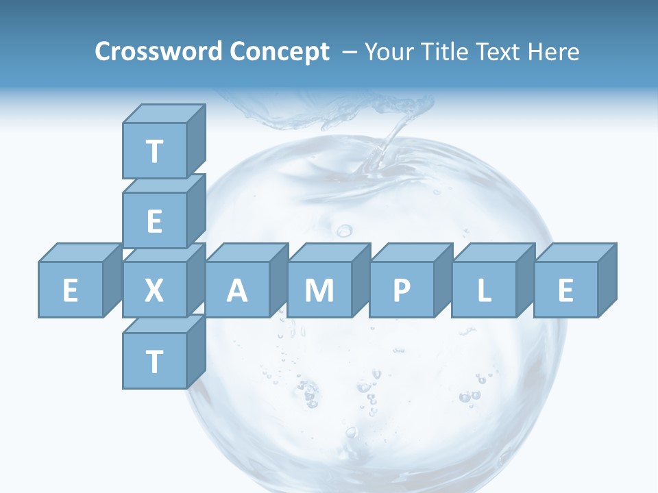 Background Water Healthy PowerPoint Template