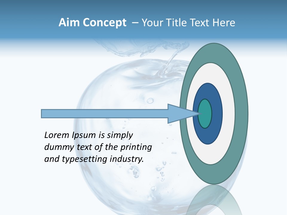 Background Water Healthy PowerPoint Template