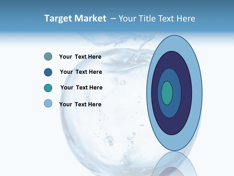 Background Water Healthy PowerPoint Template