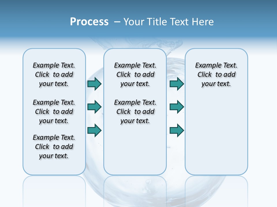 Background Water Healthy PowerPoint Template