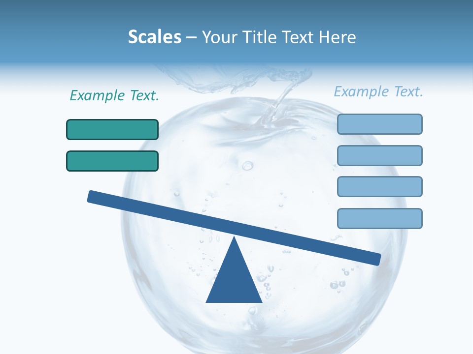 Background Water Healthy PowerPoint Template