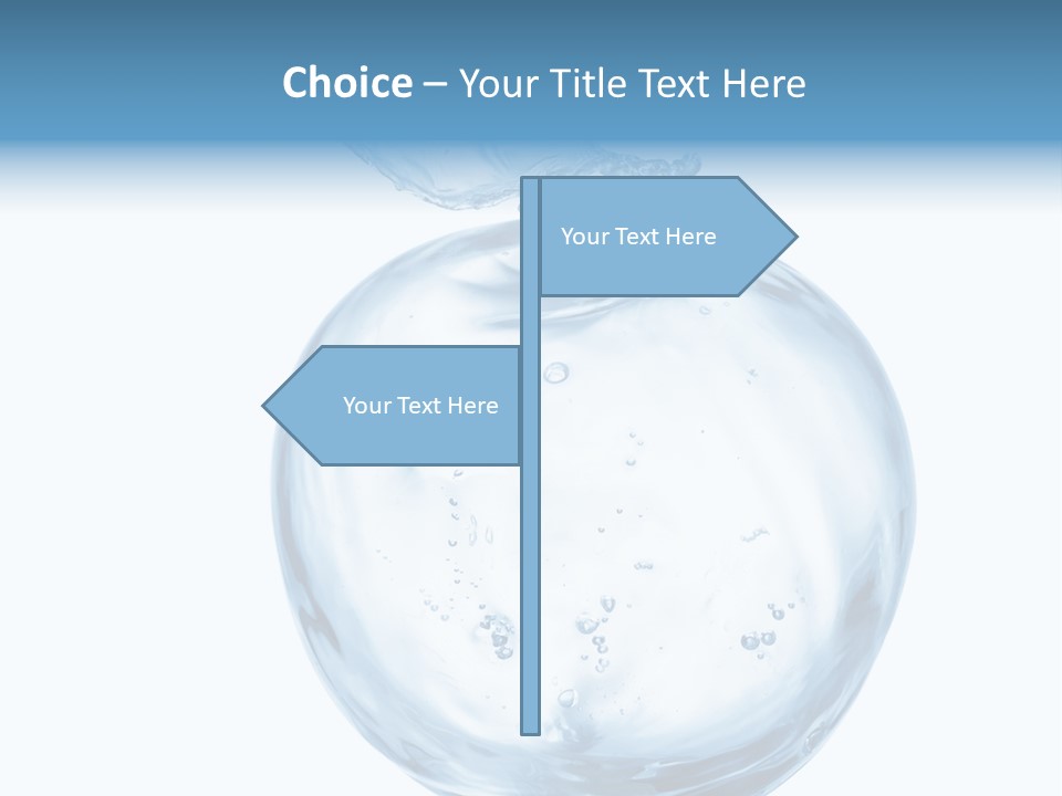 Background Water Healthy PowerPoint Template