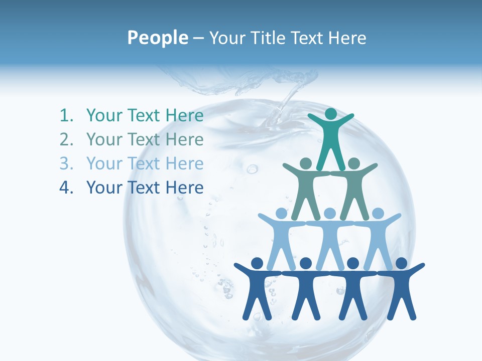 Background Water Healthy PowerPoint Template