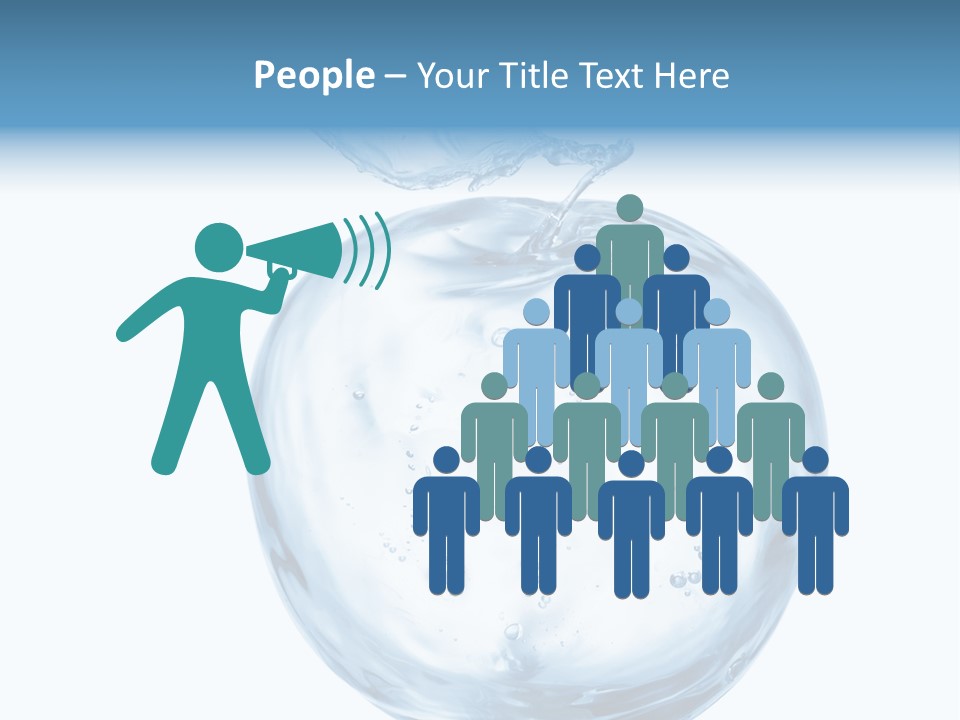 Background Water Healthy PowerPoint Template