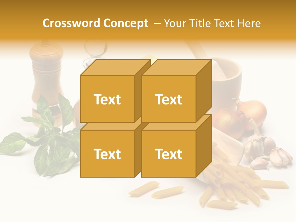 Hessian Spaghetti Tomato PowerPoint Template