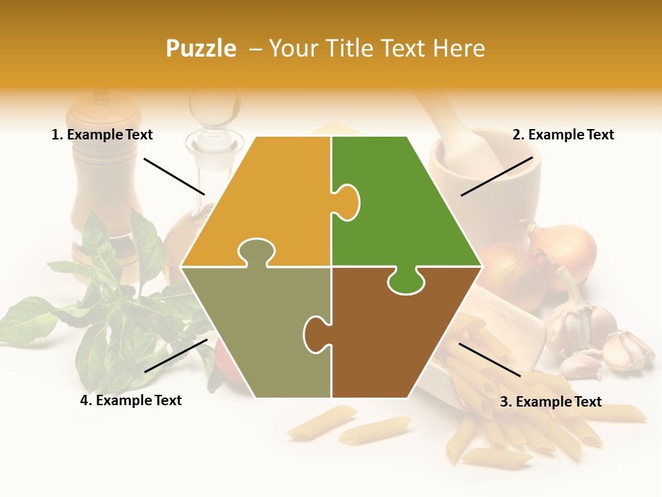 Hessian Spaghetti Tomato PowerPoint Template