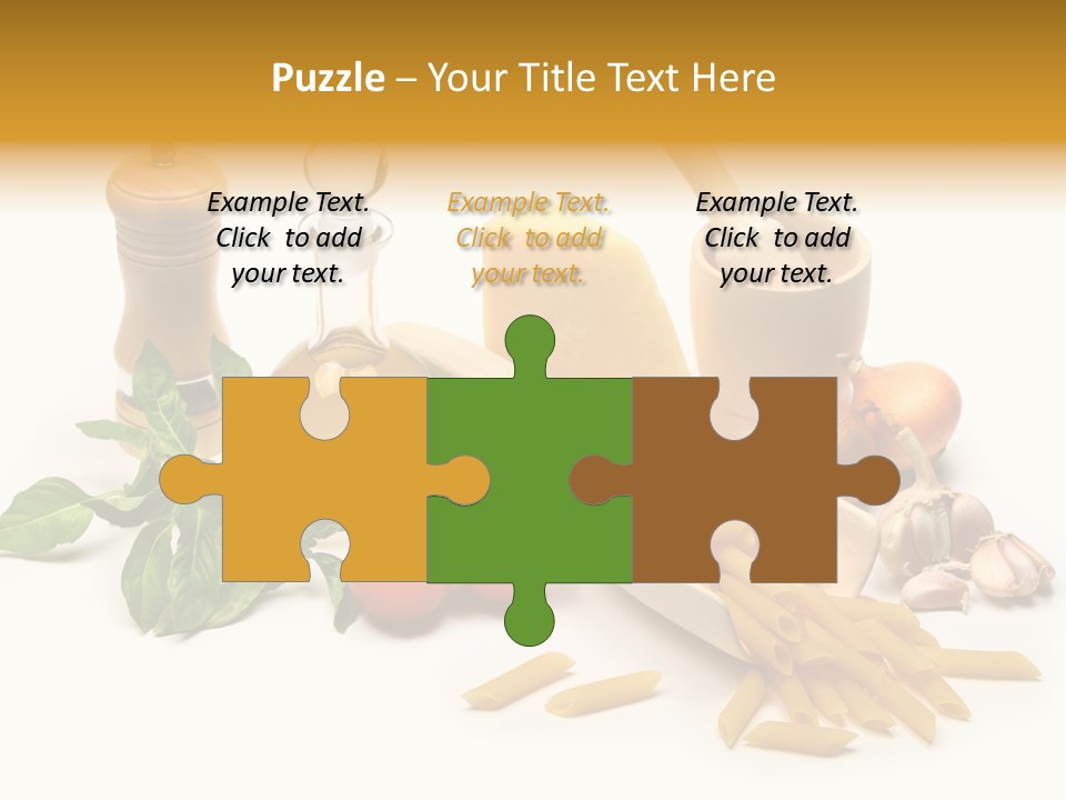 Hessian Spaghetti Tomato PowerPoint Template