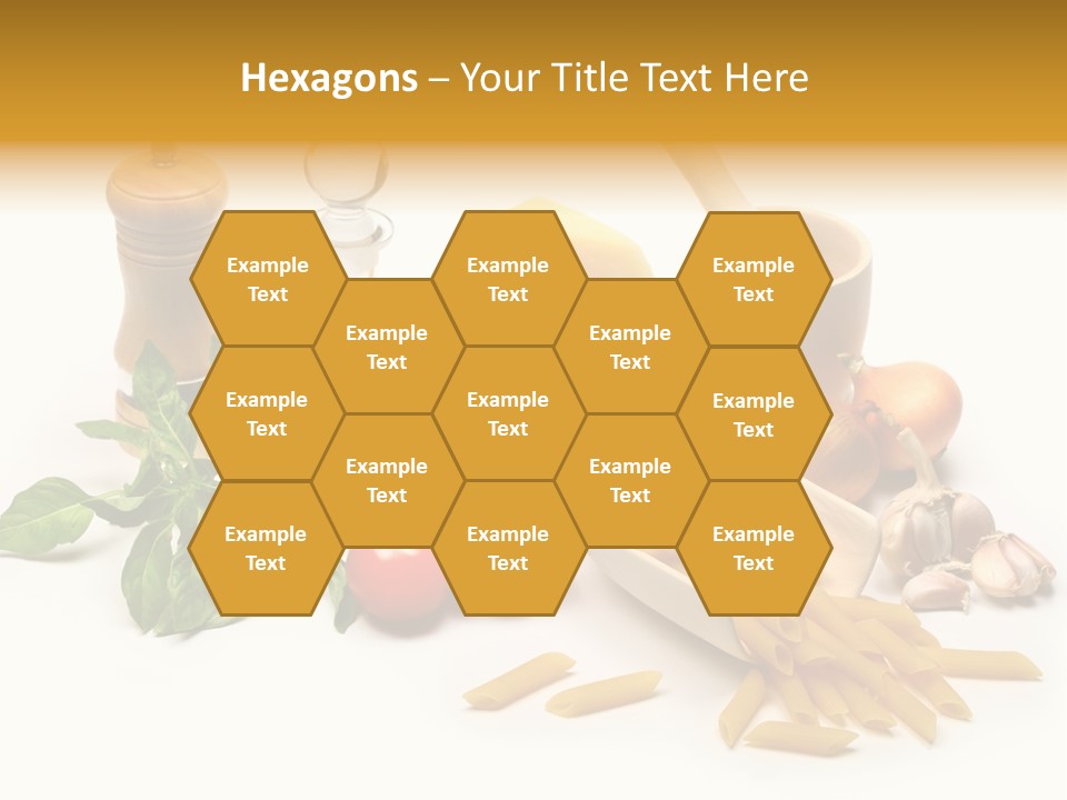 Hessian Spaghetti Tomato PowerPoint Template