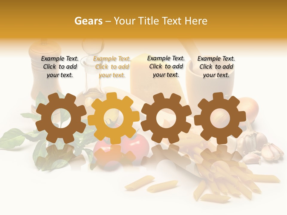 Hessian Spaghetti Tomato PowerPoint Template