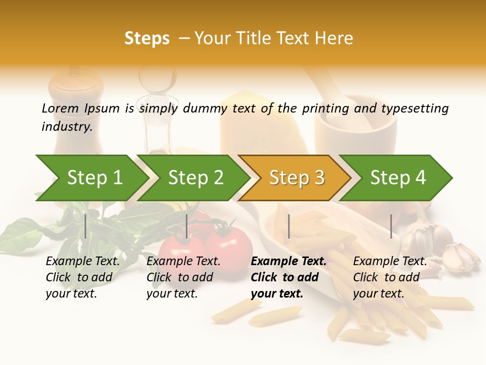 Hessian Spaghetti Tomato PowerPoint Template