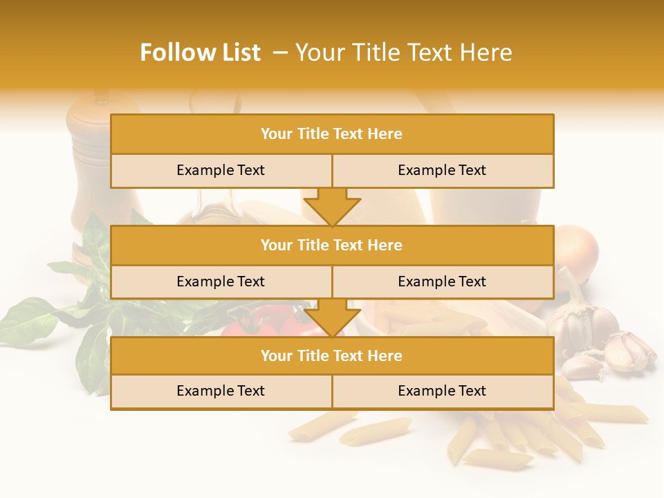 Hessian Spaghetti Tomato PowerPoint Template