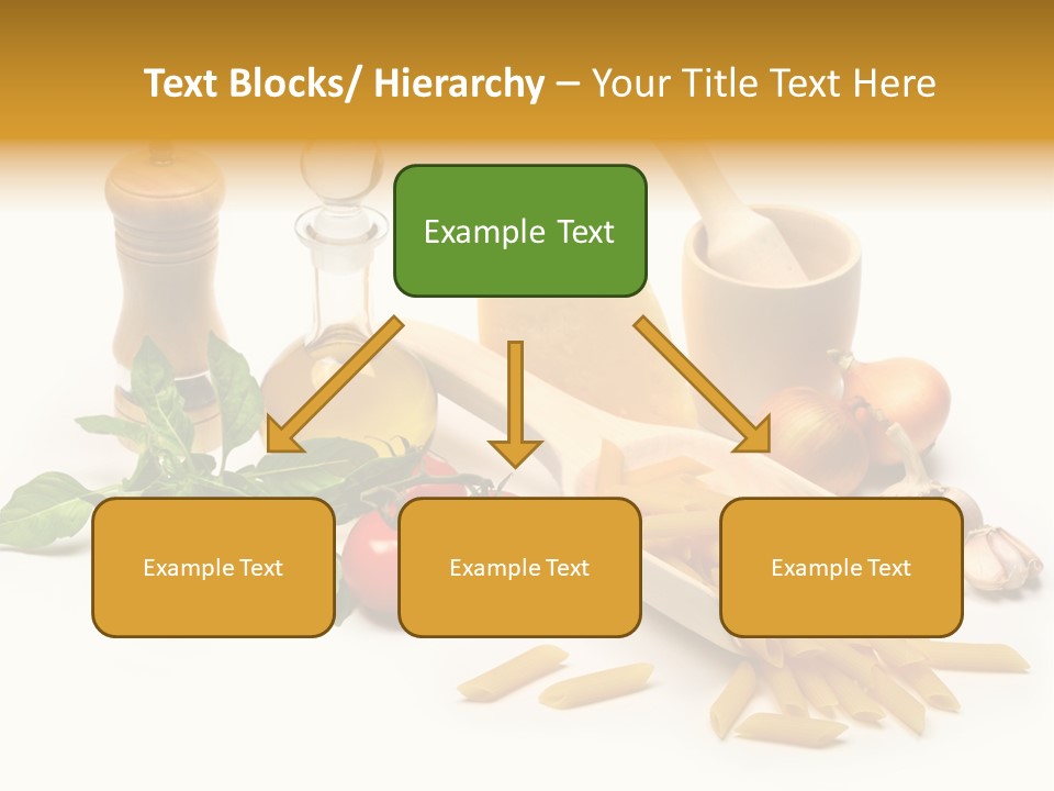 Hessian Spaghetti Tomato PowerPoint Template