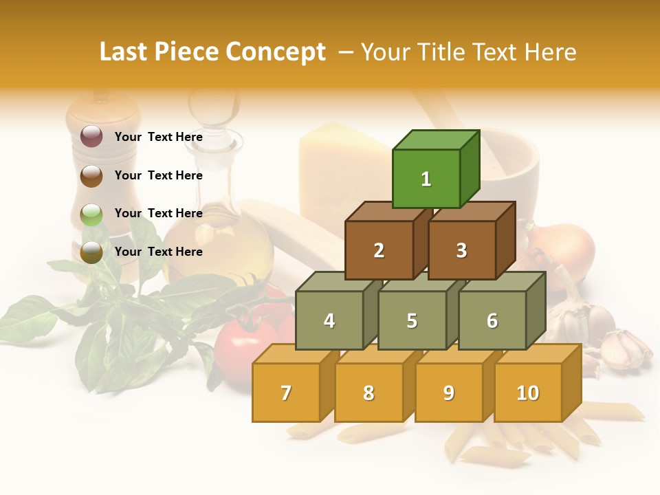 Hessian Spaghetti Tomato PowerPoint Template