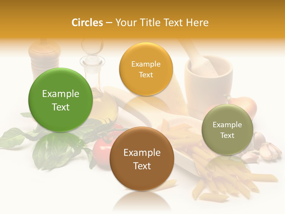 Hessian Spaghetti Tomato PowerPoint Template