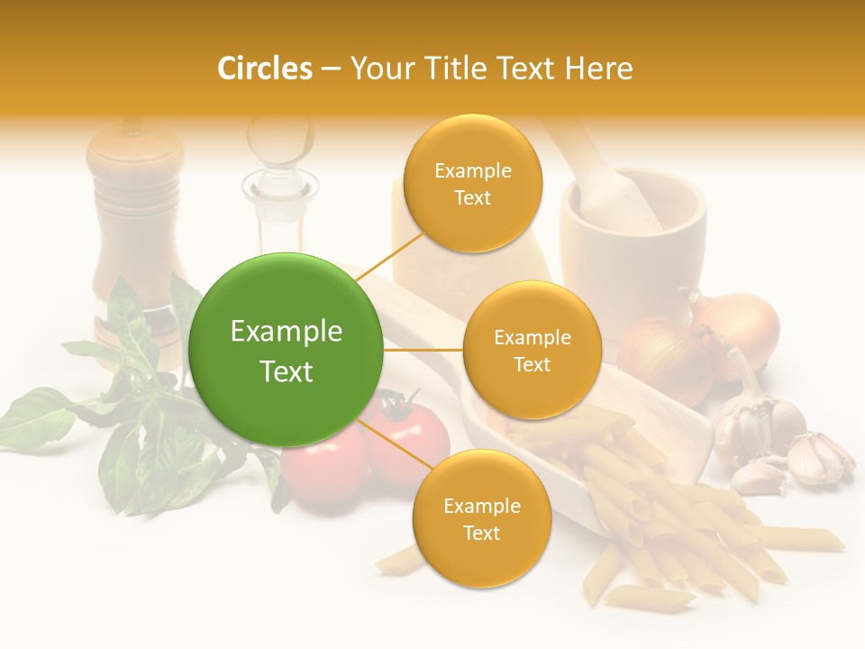 Hessian Spaghetti Tomato PowerPoint Template