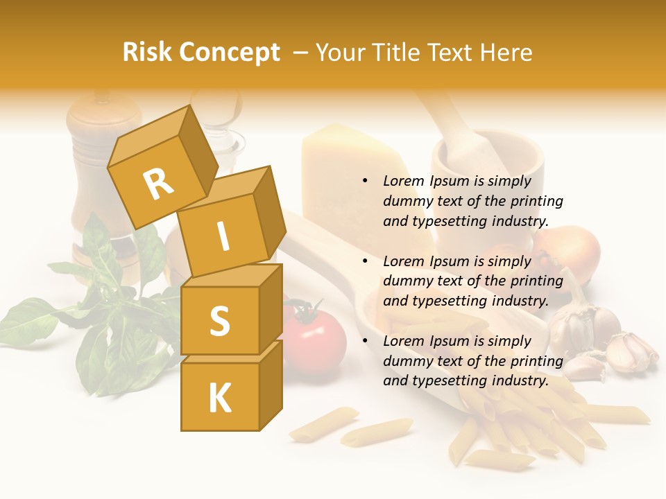 Hessian Spaghetti Tomato PowerPoint Template