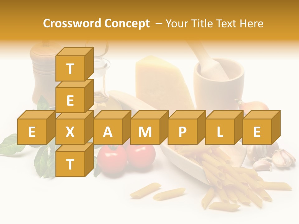 Hessian Spaghetti Tomato PowerPoint Template