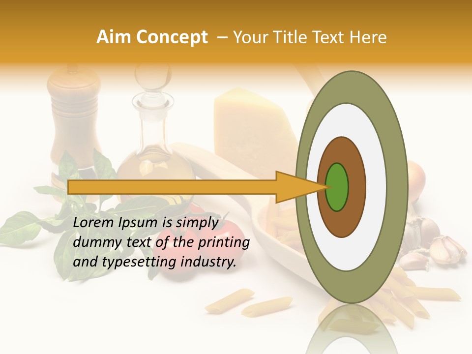 Hessian Spaghetti Tomato PowerPoint Template