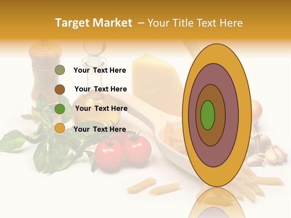 Hessian Spaghetti Tomato PowerPoint Template