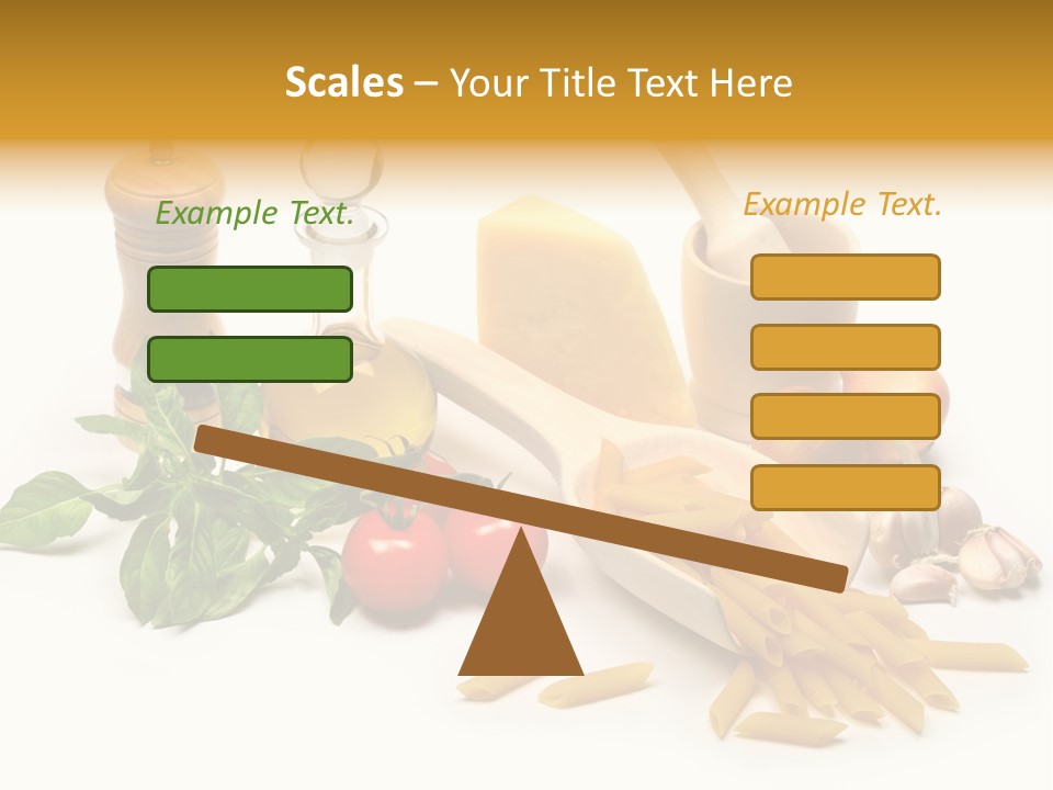 Hessian Spaghetti Tomato PowerPoint Template