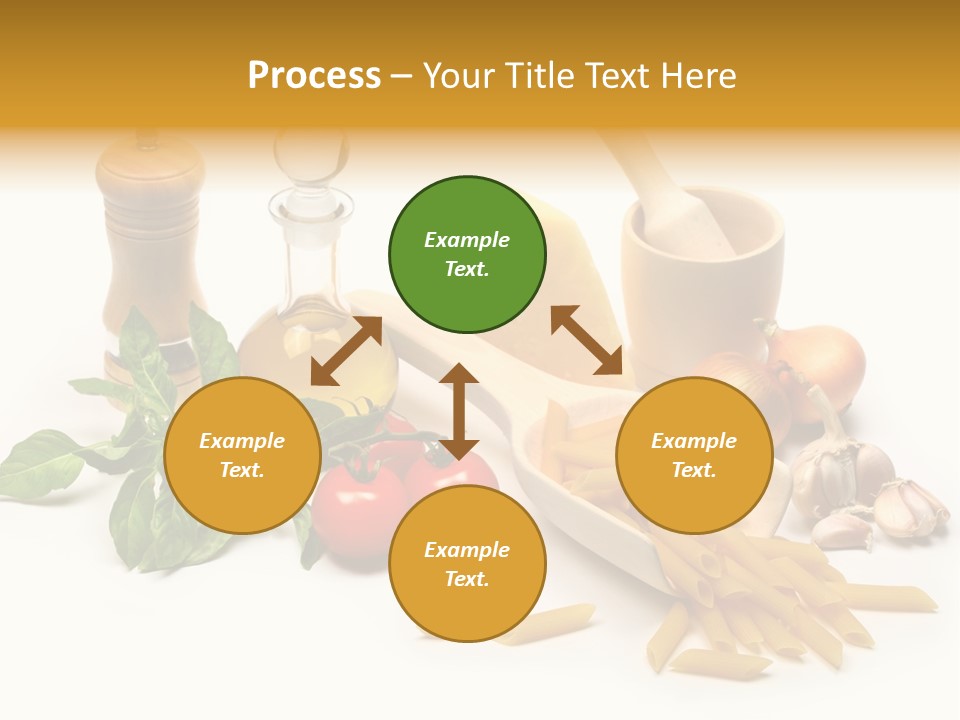 Hessian Spaghetti Tomato PowerPoint Template