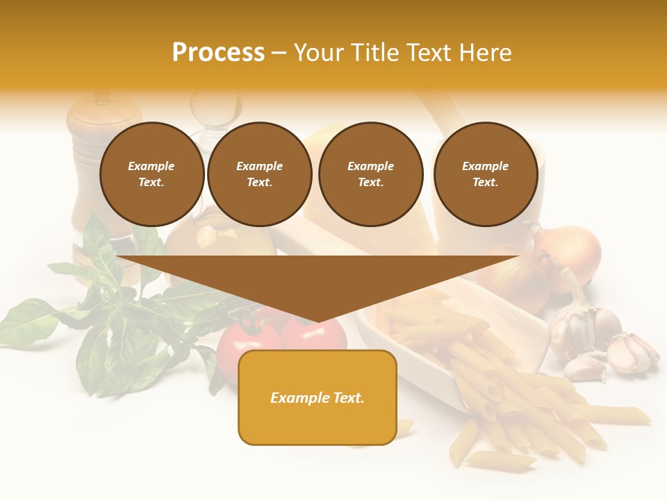 Hessian Spaghetti Tomato PowerPoint Template