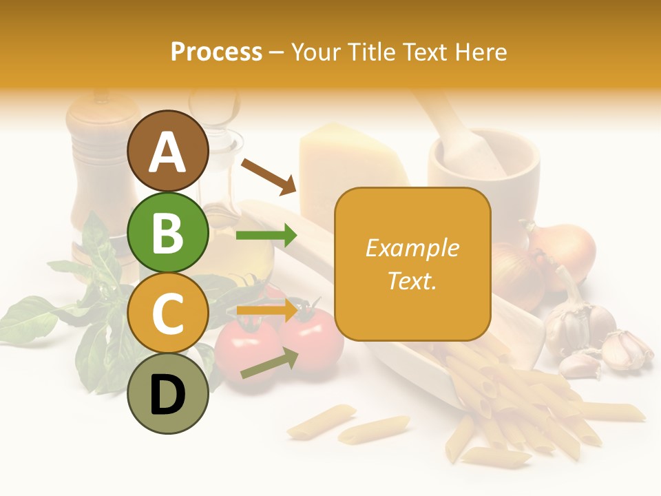 Hessian Spaghetti Tomato PowerPoint Template