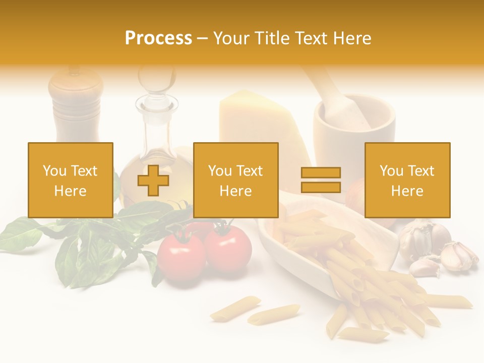 Hessian Spaghetti Tomato PowerPoint Template