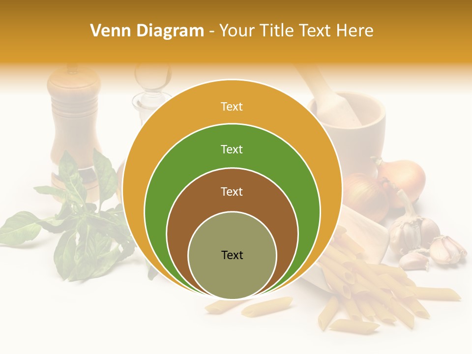 Hessian Spaghetti Tomato PowerPoint Template
