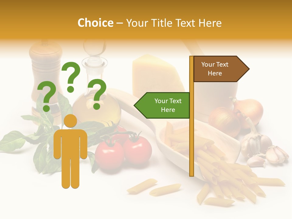 Hessian Spaghetti Tomato PowerPoint Template